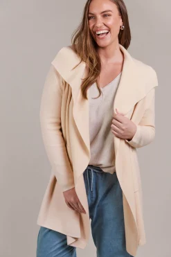 Palmer Relaxed Cardigan - Ecru