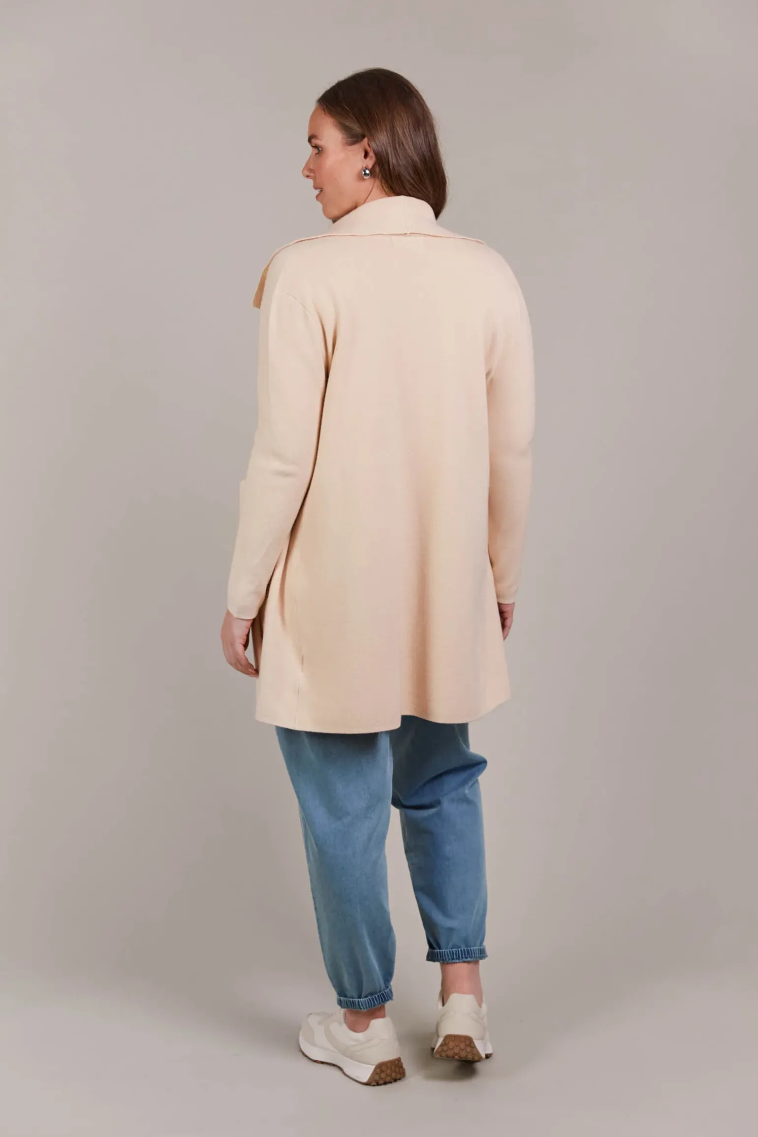 Palmer Relaxed Cardigan - Ecru