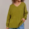 Palmer Relaxed Knit - Chartreuse