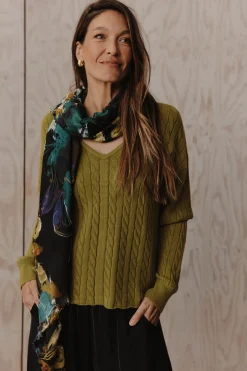Palmer Relaxed Knit - Chartreuse