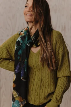 Palmer Relaxed Knit - Chartreuse