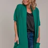 Palmer Vest Cardigan - Teal