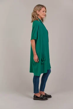 Palmer Vest Cardigan - Teal