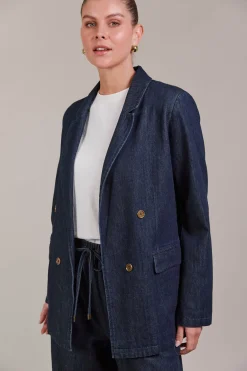 Pepi Denim Blazer - Oxford