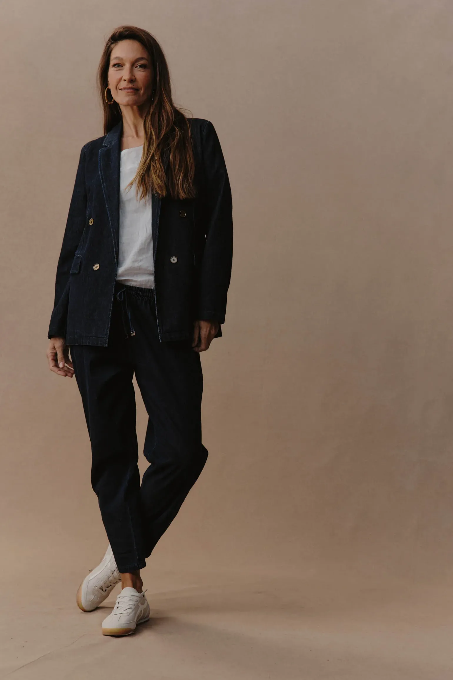 Pepi Relaxed Denim Pant - Oxford
