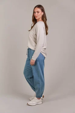 Pepi Relaxed Denim Pant - Denim
