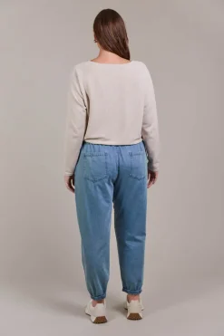 Pepi Relaxed Denim Pant - Denim