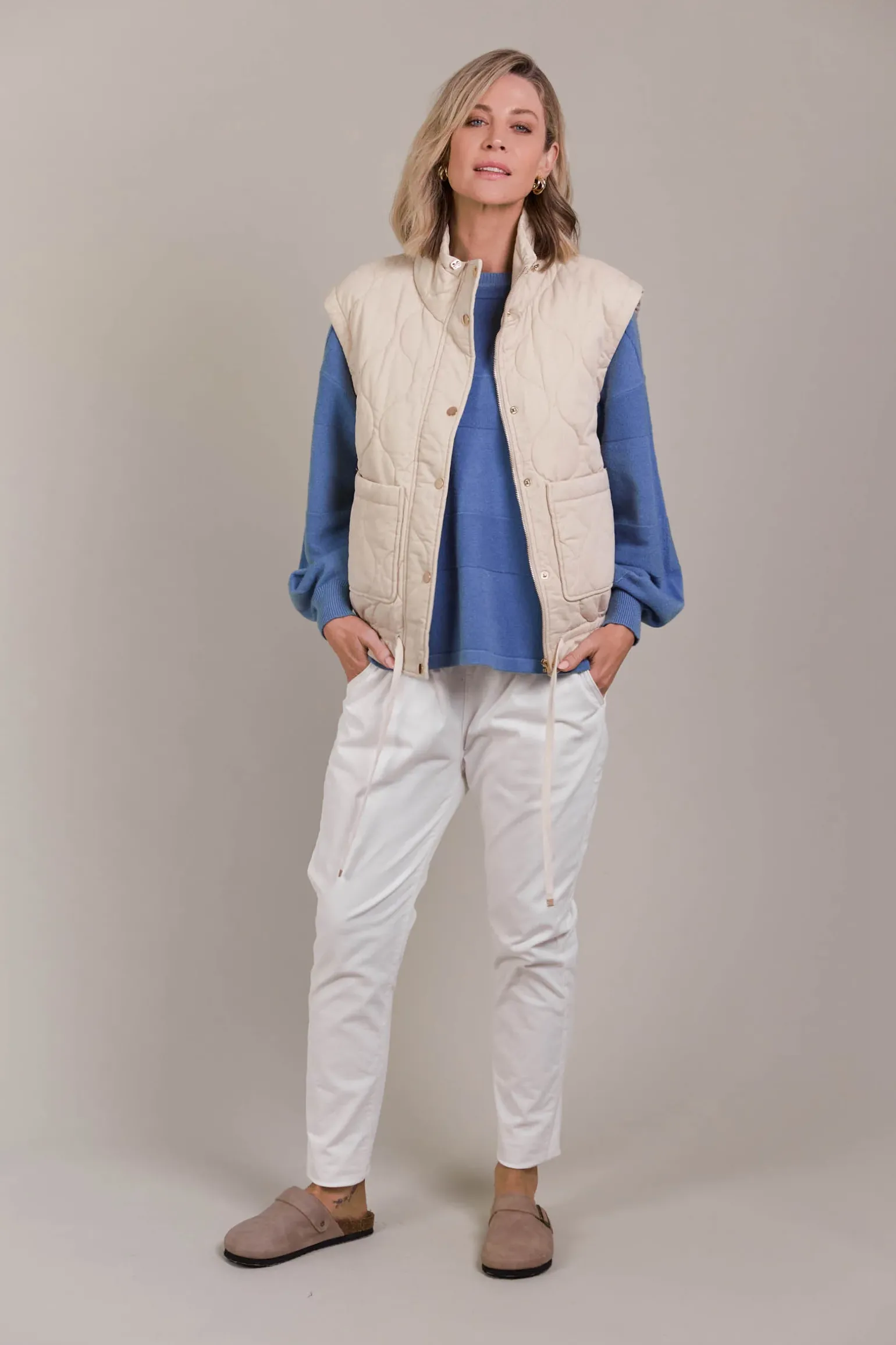 Pepi Vest - Ecru