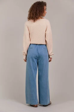 Pepi Wide Denim Pant - Denim
