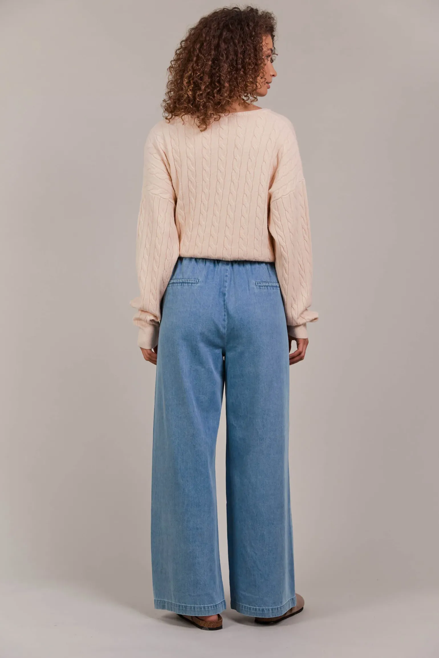 Pepi Wide Denim Pant - Denim