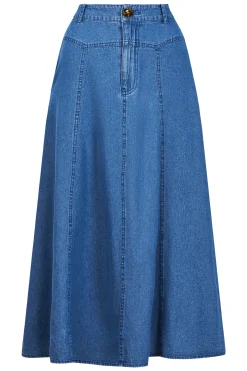 Playa Midi Skirt - Denim
