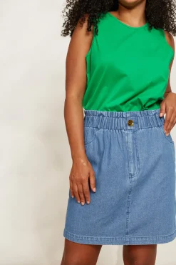 Playa Mini Skirt - Denim