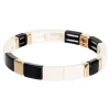 Santani Cuff - Ecru/Black