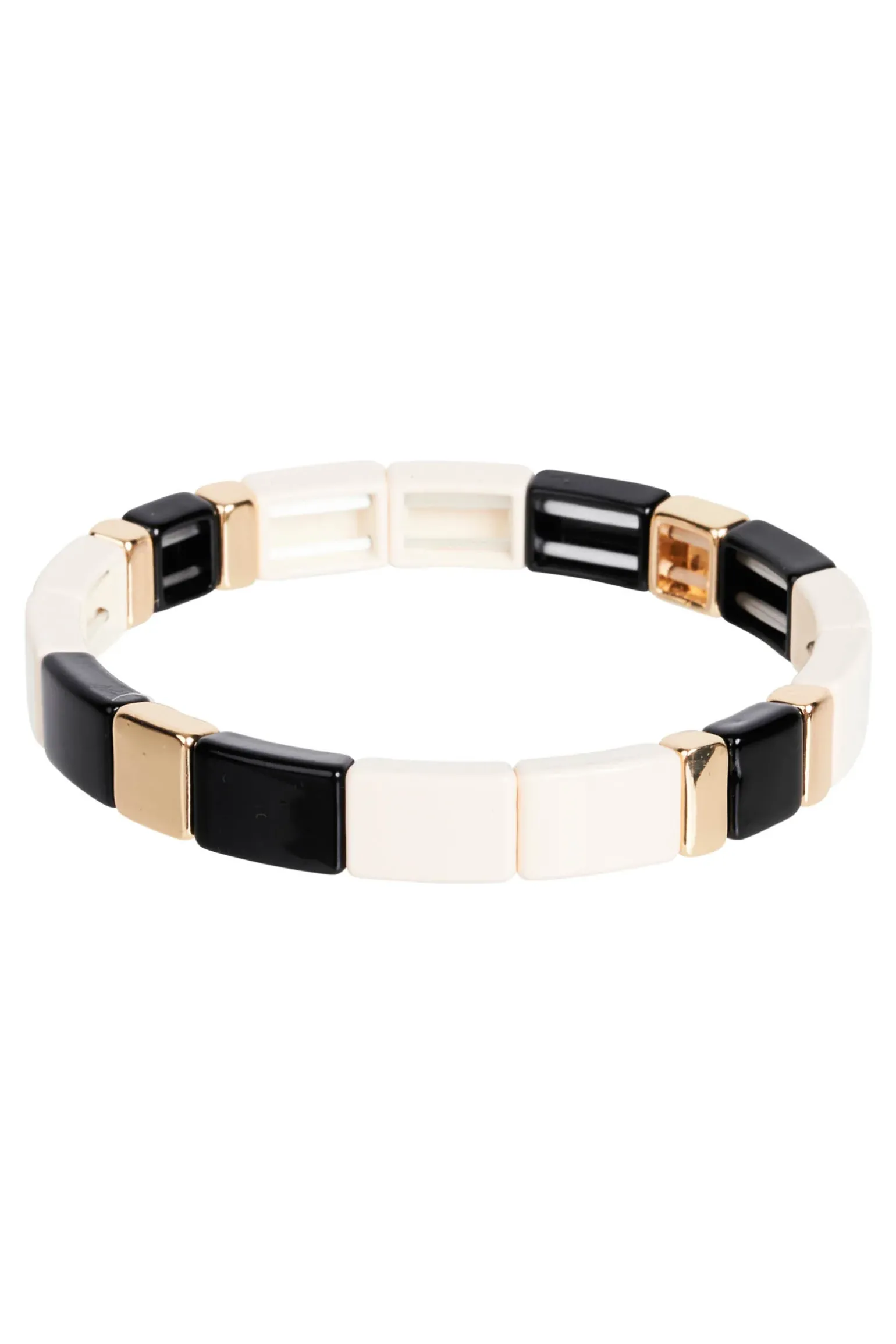 Santani Cuff - Ecru/Black