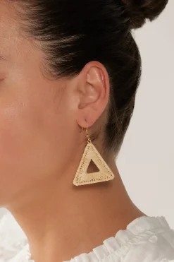 Seraphic Earring - Natural Triangle
