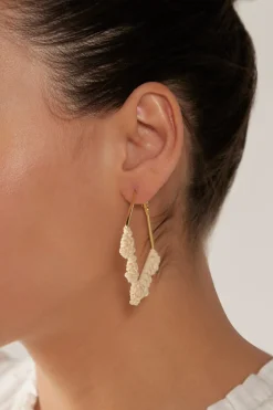 Seraphic Earring - Natural Square