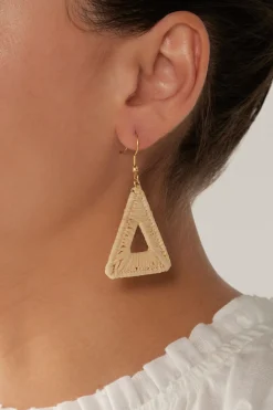 Seraphic Earring - Natural Triangle