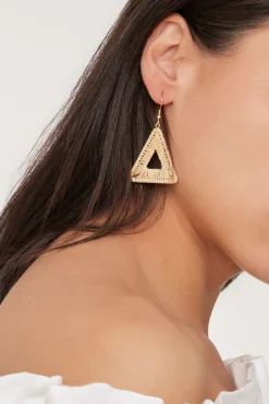 Seraphic Earring - Natural Triangle