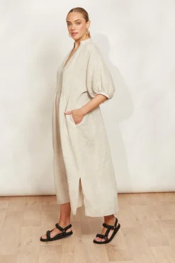 Seraphic Tie Dress - Dune