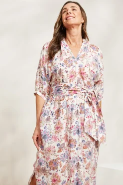 Seraphic Tie Dress - Paisley