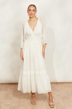 Sereno Maxi Dress - Pearl