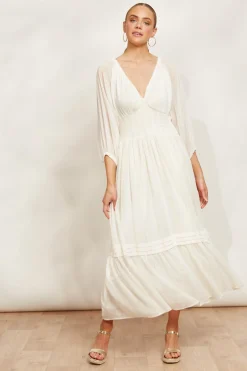 Sereno Maxi Dress - Pearl