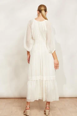 Sereno Maxi Dress - Pearl