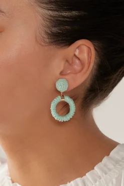 Sojourn Round Earring - Coast