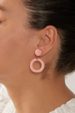 Sojourn Round Earring - Cameo