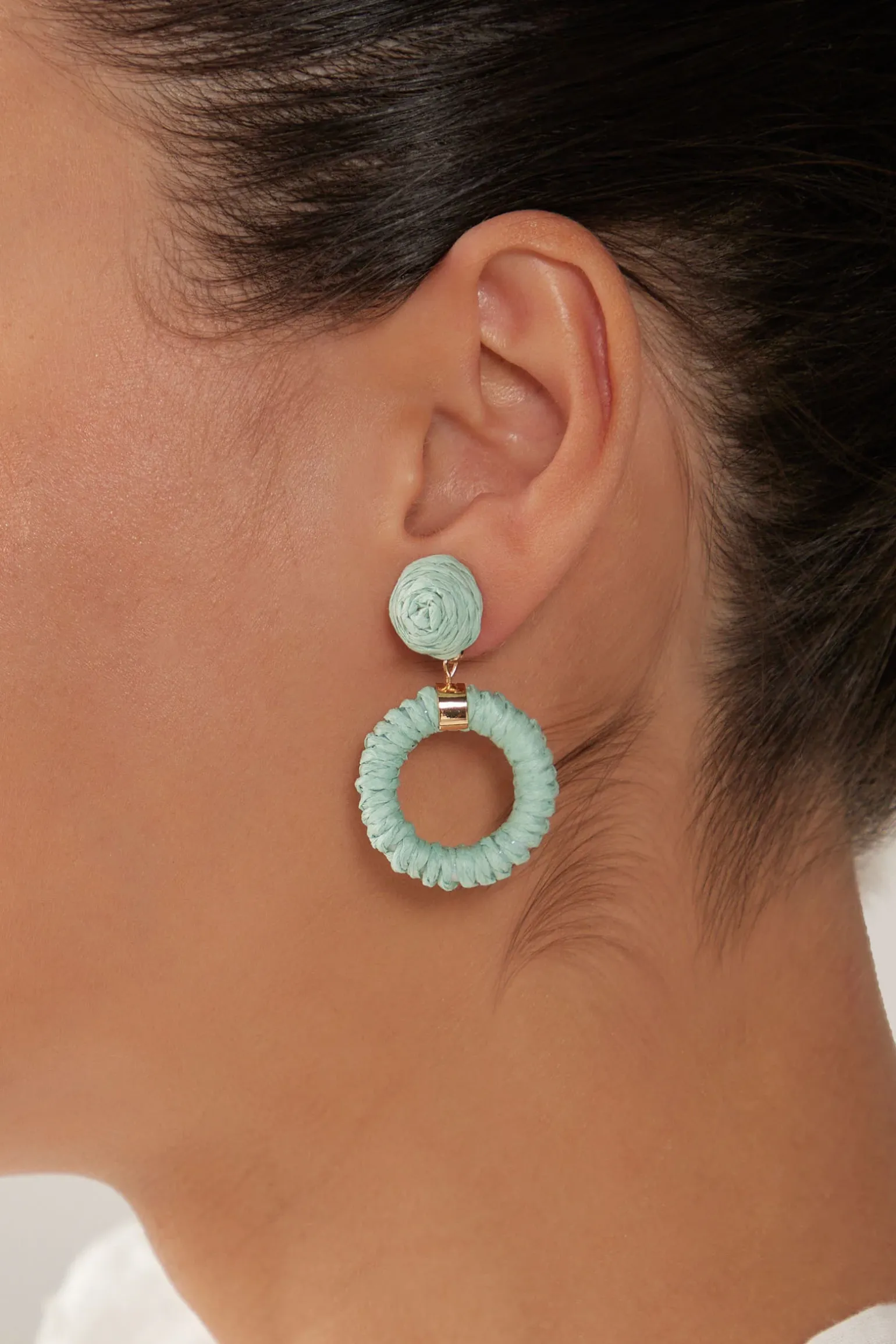 Sojourn Round Earring - Coast
