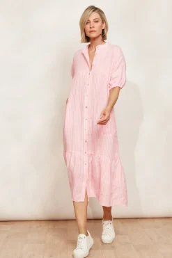 Sojourn Stripe Dress - Cameo