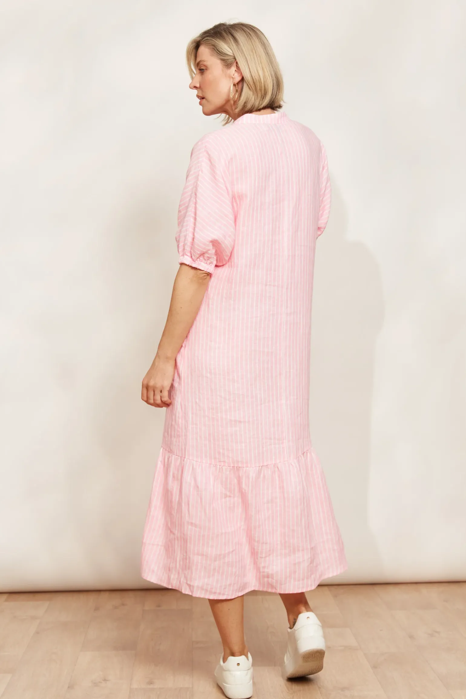Sojourn Stripe Dress - Cameo
