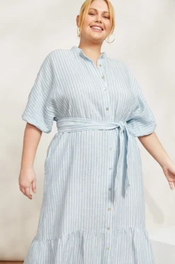 Sojourn Stripe Dress - Coast