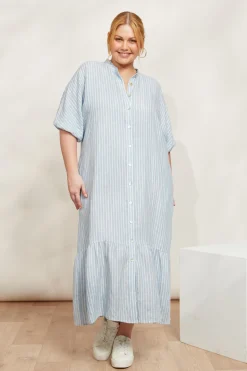 Sojourn Stripe Dress - Coast