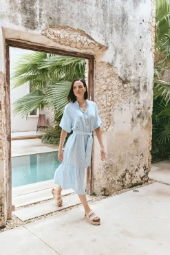 Sojourn Stripe Dress - Coast