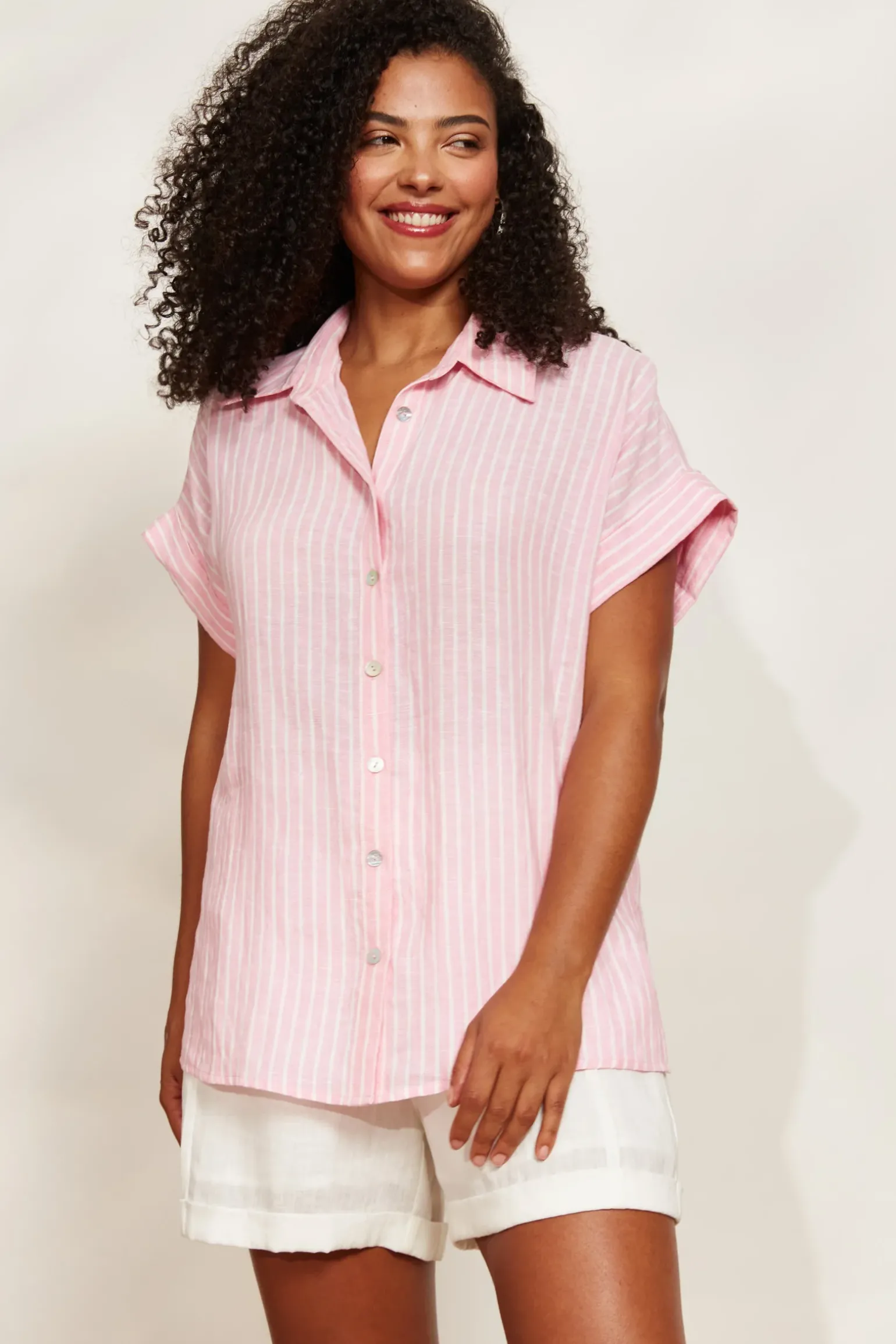 Sojourn Stripe Shirt - Cameo
