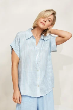 Sojourn Stripe Shirt - Coast