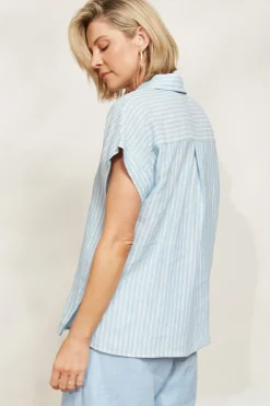 Sojourn Stripe Shirt - Coast