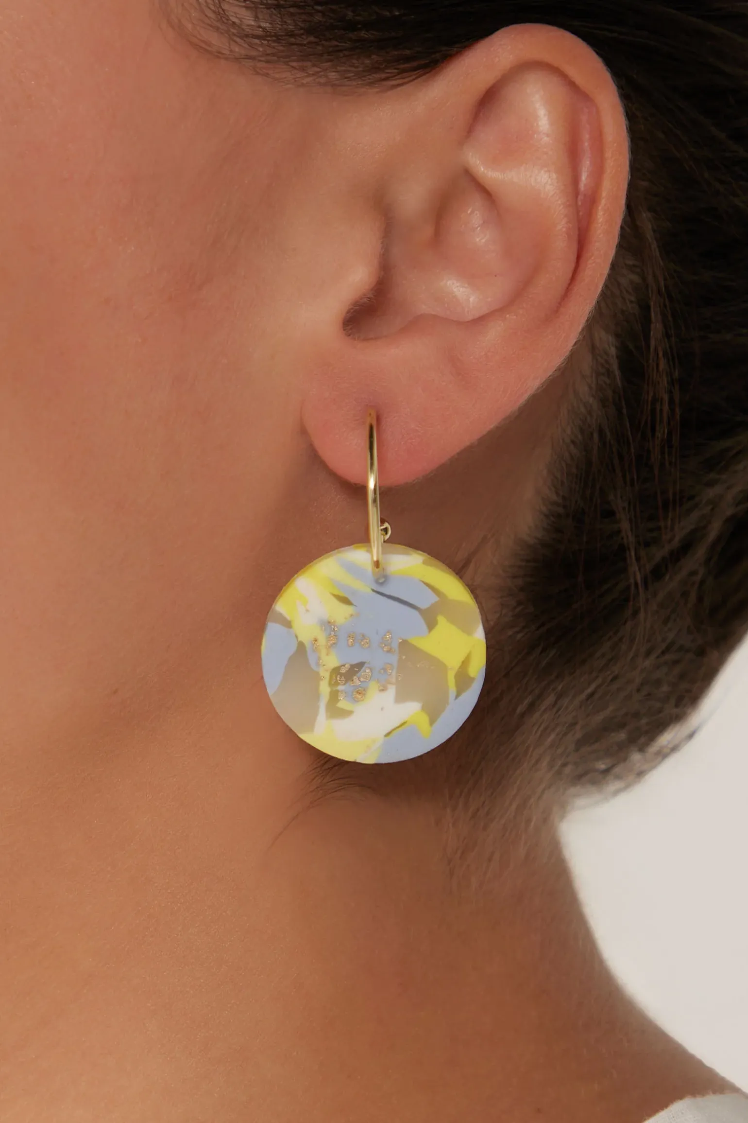 Solstice Lemon Earring - Disc