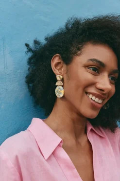 Solstice Lemon Earring - Teardrop