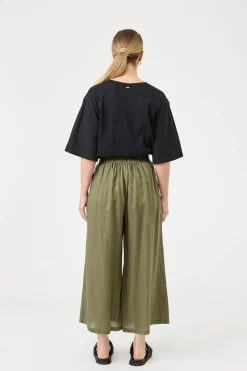 Studio Crop Pant - Khaki