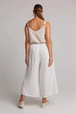 Studio Crop Pant - Salt