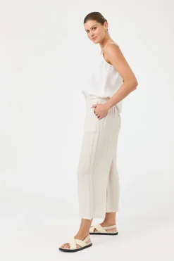Studio Crop Pant - Tusk