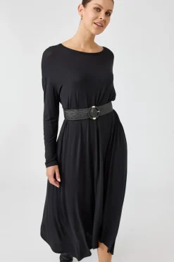 Studio Jersey Dress - Ebony