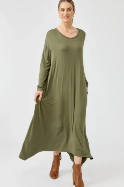 Studio Jersey Dress - Fern