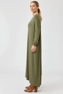 Studio Jersey Dress - Fern