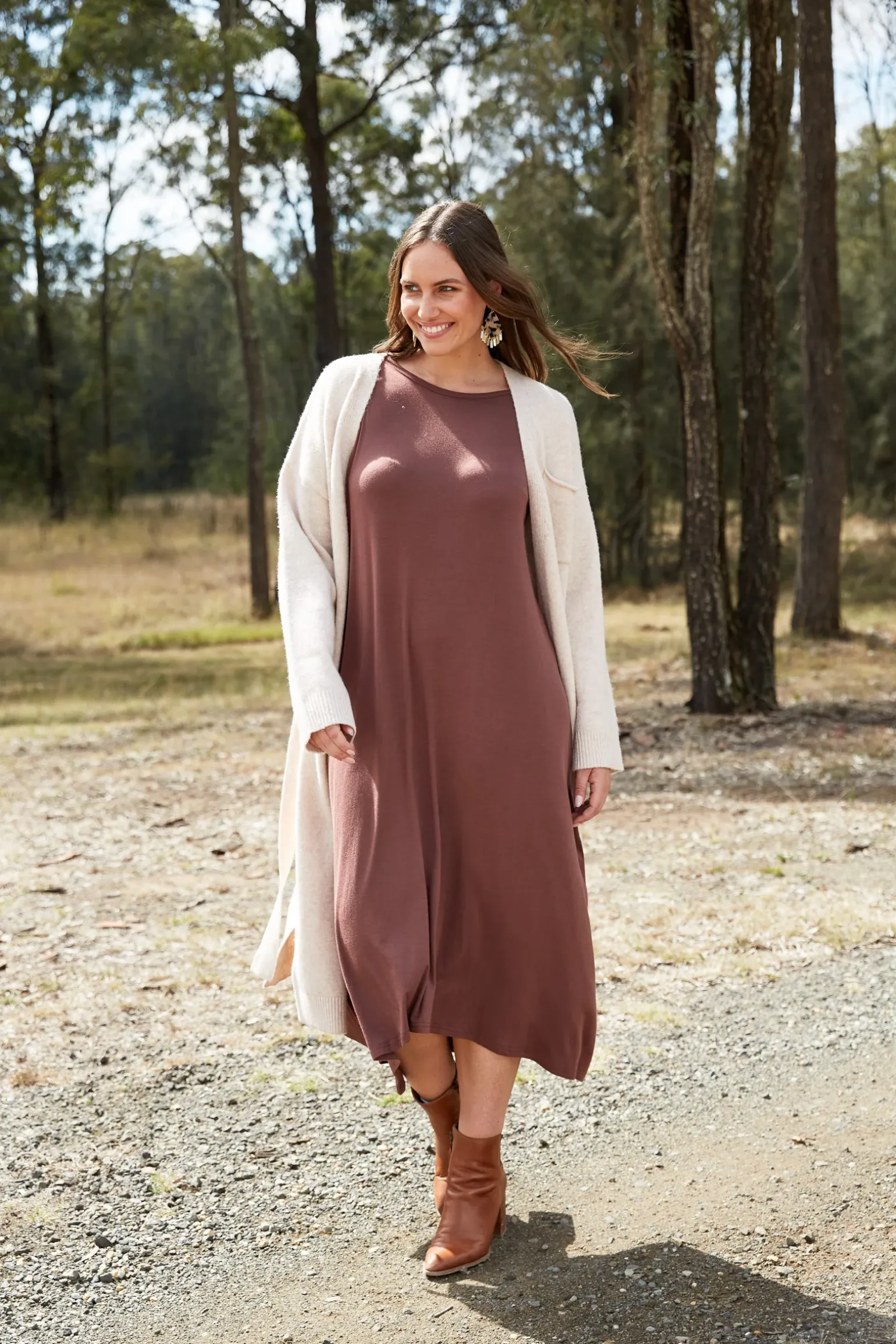 Studio Jersey Dress - Mocha