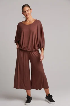 Studio Jersey Relaxed Top - Mocha
