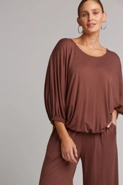 Studio Jersey Relaxed Top - Mocha
