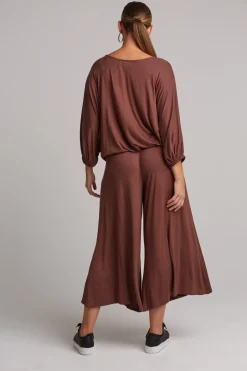 Studio Jersey Relaxed Top - Mocha